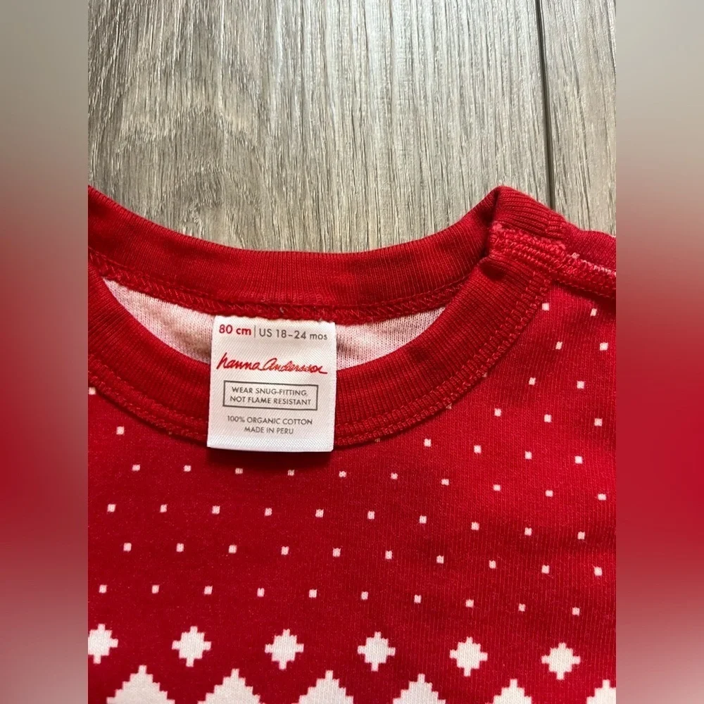 Hanna Andersson Holiday HannaJams™ Pajama Set 100% Organic Cotton 18-24 Mo